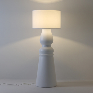 Hiện Đại Tối Giản Thời Trung Cổ Nghệ Thuật Bầu Đèn Sàn Bauhaus Phẳng Bóng Sơn Thiết Kế Dọc Kim Loại Nhựa Bóng Cho Trong Nhà Sử Dụng - Product Image 1