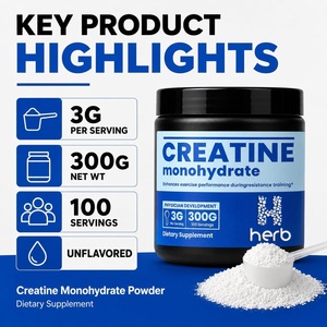ODM/OEM Customizable Adult Sports Nutrition <b>Creatine</b> <b>Monohydrate</b> Powder Supplement for Energy Management Support 5g Per Serving - Product Image 5