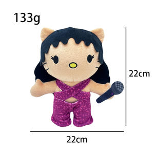 Nuevo 22cm Hello <span class=keywords><strong>Selena</strong></span> juguetes de peluche lindo suave relleno <span class=keywords><strong>cantante</strong></span> Anime peluches juguete muñecos de peluche almohada llavero para niños regalo - Product Image 6