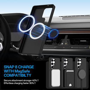 Coque de téléphone magnétique anti-choc Soonleader pour Samsung S25 Plus S25 coque de téléphone arrière en Silicone revêtue de caoutchouc Ultra doux au toucher - Product Image 4