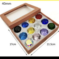 Vente en gros à Guangzhou : Diamant en cristal Allah Muhammad de 40 mm, cadeau islamique en cristal pour mariage ou anniversaire, coffret cadeau