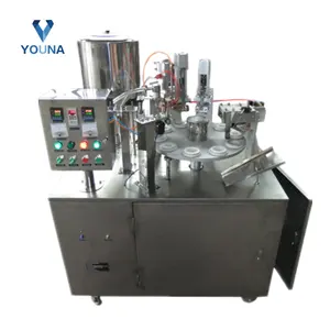 manual toothpaste tube filling sealing machine