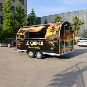 Remolque de Comida Comercial Chammp 2026 Tropical Sunset, Puesto de Comida Móvil Personalizado con Ventana de Servicio - Product Image 2