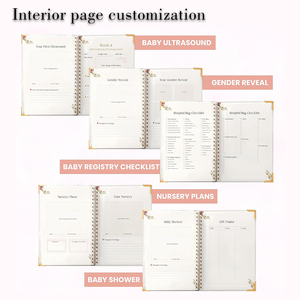 Livre commémoratif pour bébé 2026, livre <span class=keywords><strong>de</strong></span> grossesse <span class=keywords><strong>de</strong></span> luxe avec <span class=keywords><strong>liste</strong></span> et section photo pour les parents pour la première fois, planification <span class=keywords><strong>de</strong></span> la grossesse, cadeaux - Product Image 2