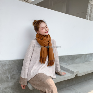 伝統的な秋冬カシミヤショールハイエンドデュアル目的ウールスカーフカジュアルビジネススタイル - Product Image 6