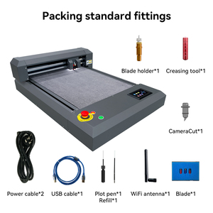 Purcell 3550 kép Đầu phẳng giường chết máy cắt creasing A3 A4 tấm Vinyl Sticker Cutter hộp giấy decal Máy cắt - Product Image 4