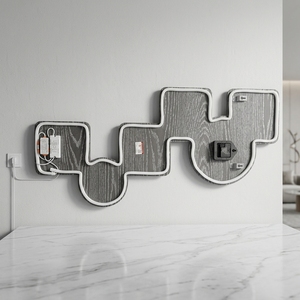 <span class=keywords><strong>Orologio</strong></span> da Parete LED Moderno e Lussuoso, Decorazione Artistica Astratta a Forma di Pesce, <span class=keywords><strong>Orologio</strong></span> Silenzioso con Luce per Arredamento Casa - Product Image 4