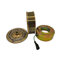 Kopling Kompresor AC Sanden 508 8PK-132mm 24V untuk Truk Berat, Pasang Langsung, Kualitas OEM
