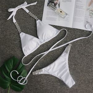 OUTPACE Nouvelle Arrivée Maillot de Bain Micro Bikini Uni Personnalisé Grande Taille Dos Nu pour Femme - Product Image 2