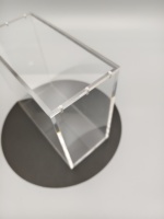 Étui de présentation en acrylique PTCG détachable moderne résistant aux UV avec couvercle et base magnétiques pour empilage naturel Elite Trainer