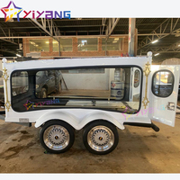 Remorque de restauration mobile personnalisée avec structure en acier Q235B et peinture automobile pour transport spécial