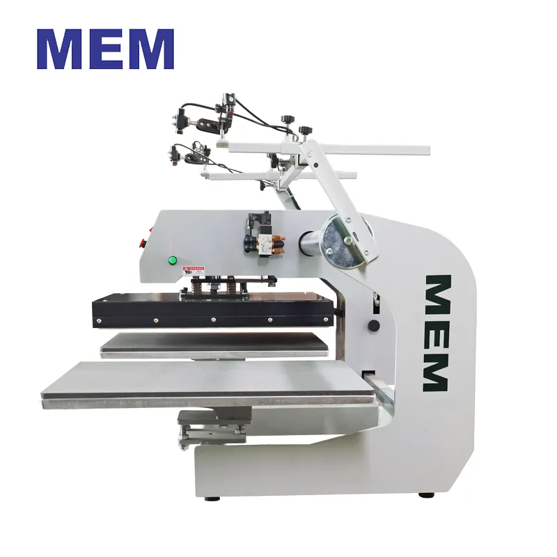 Máquina de imprensa de calor semi-automática de alta qualidade, operação fácil, máquina de impressão de roupas