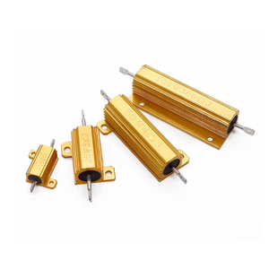 RX24 10W RX 300OHM Power Boîtier métallique en aluminium doré Boîtier de résistance bobinée - Product Image 2
