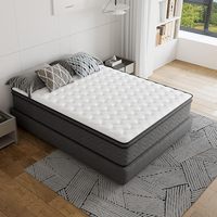 Matelas hybride de sommeil de lit de taille unique King Queen dans la boîte Matelas hybride de refroidissement pliable en gel de latex mousse à mémoire de forme Matelas à ressorts ensachés