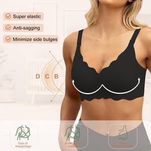 Sujetador de lactancia sin costuras personalizado de talla grande sujetador inalámbrico de maternidad para mujer Bralette sujetador de dormir de cobertura completa - Product Image 3