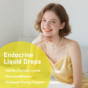 Best Seller Female Endocrine liquid Drops with Riboflavin Menopause <b>Supplement</b> Herbal Formula Strawberry Flavory liquid drops - Product Image 3