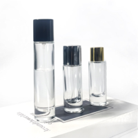 Flacon vaporisateur de parfum de luxe en verre, atomiseur vide transparent, cylindre rond, 30ml 50ml – Grande Vente