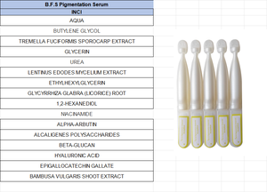 Suero de Pigmentación B.F.S. con Alfa Arbutina, Niacinamida y Ácido Hialurónico para Blanquear e Iluminar el Rostro - Product Image 3