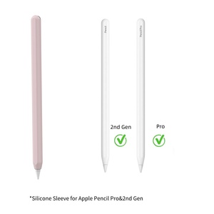 Funda de silicona Funda ultrafina Funda de una pieza Funda de piel Compatibilidad Carga inalámbrica para Apple Pencil 2nd - Product Image 1