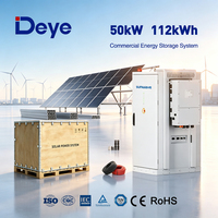 Sistem Pembangkit Listrik Tenaga Surya Terkontainerisasi Deye 100kW 200kWh 500kW 1MW BESS Penyimpanan Energi Inverter Hibrida untuk Perkotaan dan Pabrik