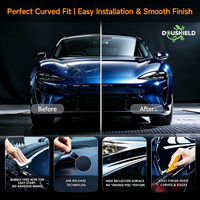 Film de protection de peinture Doushield 14 Mil transparent en TPU hydrophobe, anti-éclats de pierre, auto-réparant, rouleau de 1,52 m x 15 m, garantie 8 ans