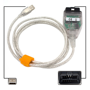 Cable de Diagnóstico OBD2 AERMOTOR BMW K+DCAN, Interfaz USB Compatible con INPA, Herramienta de Escaneo para Automóviles - Product Image 4