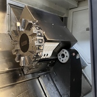 Mesin Bubut Horizontal TCK560 dengan Lubang Spindel 65mm dan 12 Stasiun Perkakas CNC