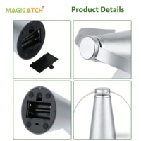 Ventilador de Techo con Batería y Logotipo Personalizado - Bajo Nivel de Ruido, Acabado Dorado o Plateado para Restaurante, Cocina y Exteriores