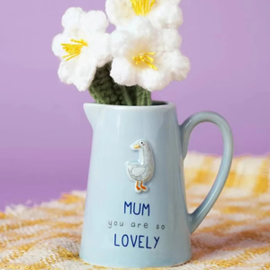 Vase Miniature en Céramique Moderne Hengfei en Forme <span class=keywords><strong>de</strong></span> <span class=keywords><strong>Canard</strong></span> 3D, Écologique, Glaçure Craquelée, Logo Personnalisé, Cadeau d'Anniversaire, Décoration d'Intérieur, Vente en Gros - Product Image 1