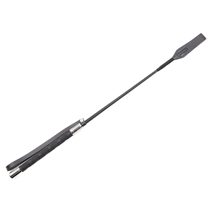 Fouet d'équitation de haute qualité CST SPORTS – Manche en PU, poignée en cuir, souple, durable, pour l'entraînement équestre - Product Image 1