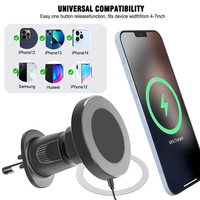 Xiaomi — support de téléphone pour voiture magnétique universel, socle réglable à 360 degrés, chargeur rapide 15W, support de téléphone