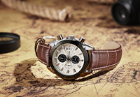Offre Spéciale MEGIR 2020 montres de luxe en cuir pour hommes horloge à Quartz étanche hommes affaires montre électronique LOGO personnalisé usine