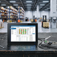 PC Panel da 15 Pollici BIS IP66 Impermeabile, Tablet Industriale Integrato Senza Ventola