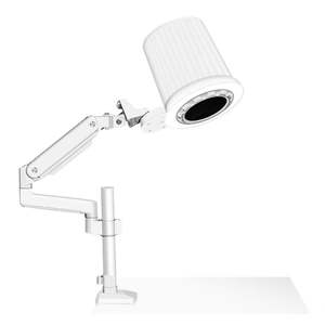 Beauty Salon Supplies Professional Manicure Table Nail Tech Dust Collector Metal/Acrylic Construction Adjustable Color - Product Image 1