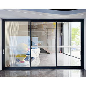 Véranda en aluminium personnalisé <span class=keywords><strong>porte</strong></span> <span class=keywords><strong>coulissante</strong></span> double en verre trempé <span class=keywords><strong>porte</strong></span> <span class=keywords><strong>coulissante</strong></span> <span class=keywords><strong>prix</strong></span> des Philippines - Product Image 1