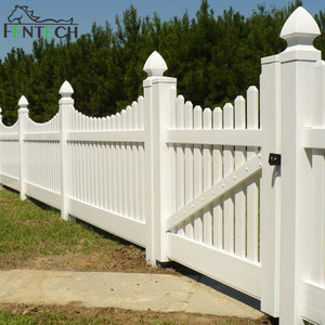 Paneles de Cerca de Vinilo Fentech Ear <span class=keywords><strong>Dog</strong></span> de 4 Pies de Altura, Poste de Cerca Tipo Estrella y Puertas de Cerca Pre-Ensambladas - Product Image 2