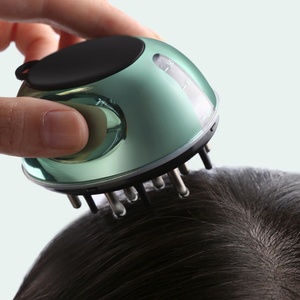 Mini masseur de cuir chevelu portable pour usage domestique, peigne de massage à l'huile pour les soins capillaires - Product Image 4