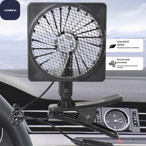 Ventilador Eléctrico <span class=keywords><strong>para</strong></span> Auto CARFU AC-2301A <span class=keywords><strong>de</strong></span> 6 Pulgadas con Clip, Material ABS, 12V/24V/5V, Negro, <span class=keywords><strong>Accesorios</strong></span> Interiores <span class=keywords><strong>para</strong></span> Auto, Gran Venta - Product Image 1