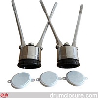 Outil de sertissage de fermeture de couvercle de capot de tambour en acier Standard de 2 pouces et 3/4 pouces de 55 gallons