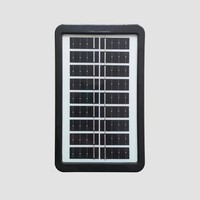 Ventilateur de table solaire 12 pouces USB rechargeable compatible AC/DC avec télécommande équipée veilleuse 4-8 heures d'autonomie 3W