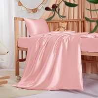 Taie d'oreiller, drap, housse de couette et édredon en soie de mûrier personnalisée 16/19/22/25 Momme pour bébé