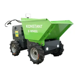 KONSTANTCE承認の電気ミニダンパー300ENP4WDバッテリー駆動手押し車電気ダンパー建設用