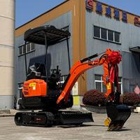 Mini pelle compacte de 1,5 tonne, moteur Kubota, norme EPA Euro 5, pour travaux routiers et municipaux, vente directe du fabricant