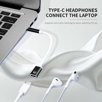 Adaptateur de casque audio 3,5 mm mâle vers Type-C femelle à tête plate, câble analogique 3,5 mm, convertisseur Type-C, adaptateur Type C vers 3,5 mm