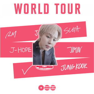 Expositor Acrílico KPOP <span class=keywords><strong>de</strong></span> Doble Cara <span class=keywords><strong>de</strong></span> Bangtan Boys ARIRANG 2026 World Tour, con V, JK y <span class=keywords><strong>Jimin</strong></span> - Product Image 4