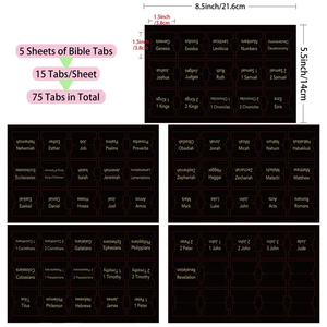 Tùy chỉnh không thấm nước hình chữ nhật PVC dính bible Index tabs nhãn dập in ấn <span class=keywords><strong>HF</strong></span> thương hiệu 1.5 mét Lõi dia. Nhãn bao bì - Product Image 6