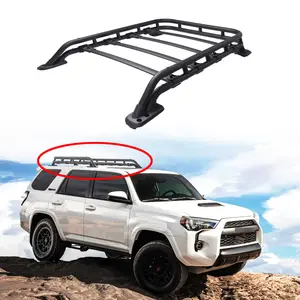 Auto-Dach gepäckträger korb aus Aluminium und Stahl Fracht korb auf dem Dach Extra Bars Gepäckträger Fit für 4Runner 2010-2024