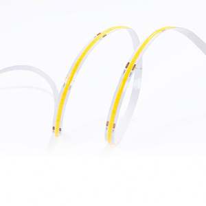Bande lumineuse LED COB 24V/12V 3mm Mini découpable flexible blanc chaud intelligent CRI 90 IP20 télécommande 7W/m CE RoHS - Product Image 1
