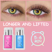 Kit Perm Bulu Mata Korea Sachet Lotion Pengangkat Bulu Mata Perlengkapan Kantong Bulu Mata Praktis Kit Pengangkat Profesional Salon Kit Pengangkat Bulu Mata Keratin