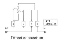 Compteur d'énergie électrique 220V 10(50)A;5(60)A;15(60)A;20(80)A;10(100)A Compteur d'énergie kWh Deux fils 1 phase Compteur d'énergie électrique Voltmètre